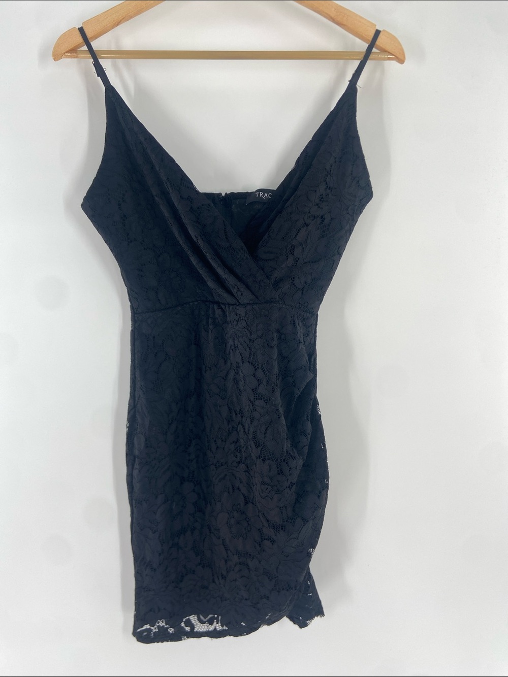 Trac Black Lace Mini Dress Size M Gently Used